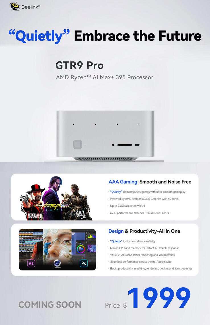 Beelink GTR9 Pro Unterseite mit Belüftungsdesign
