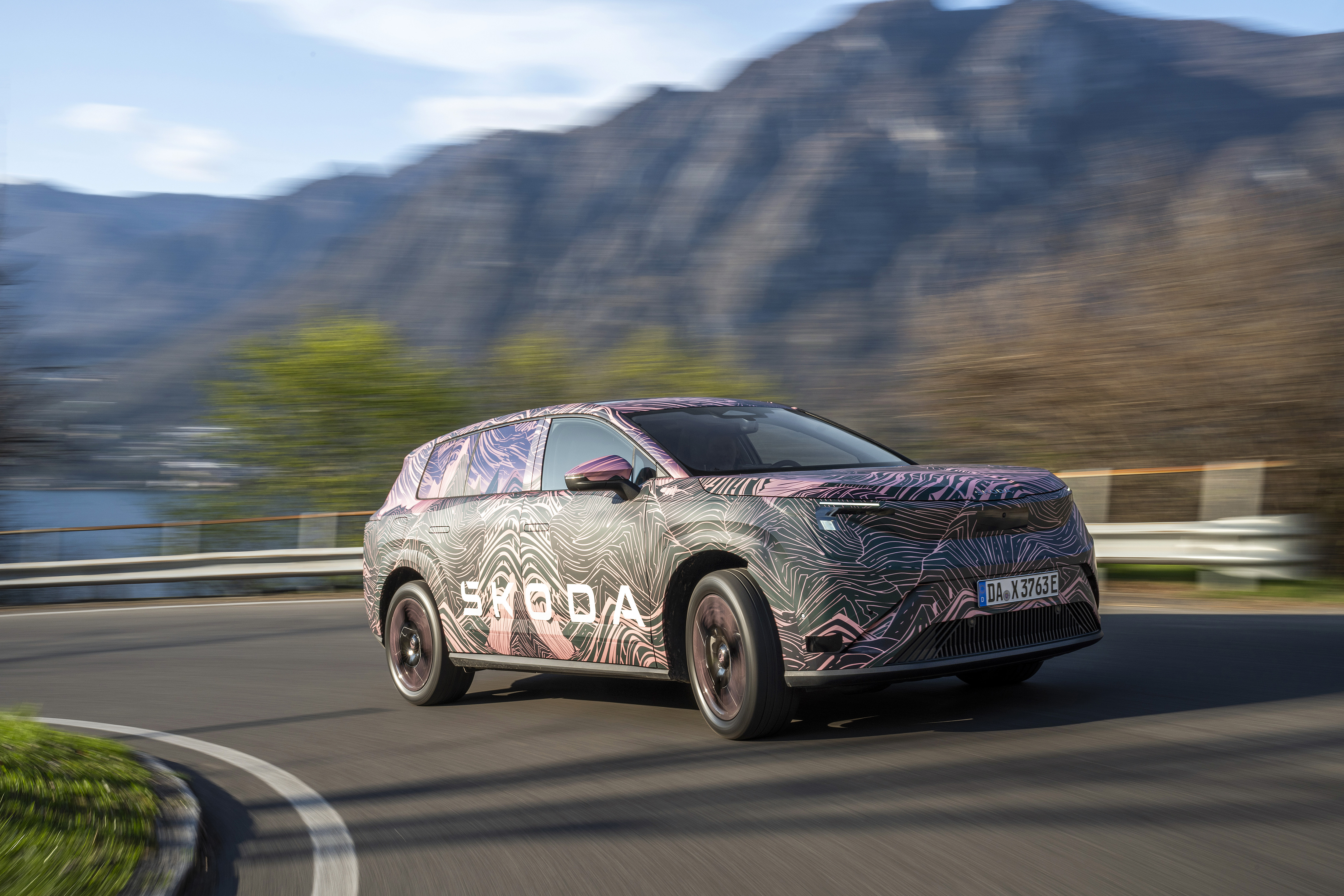 Skoda Peaq Prototyp — Seitenansicht (Mai 2026)