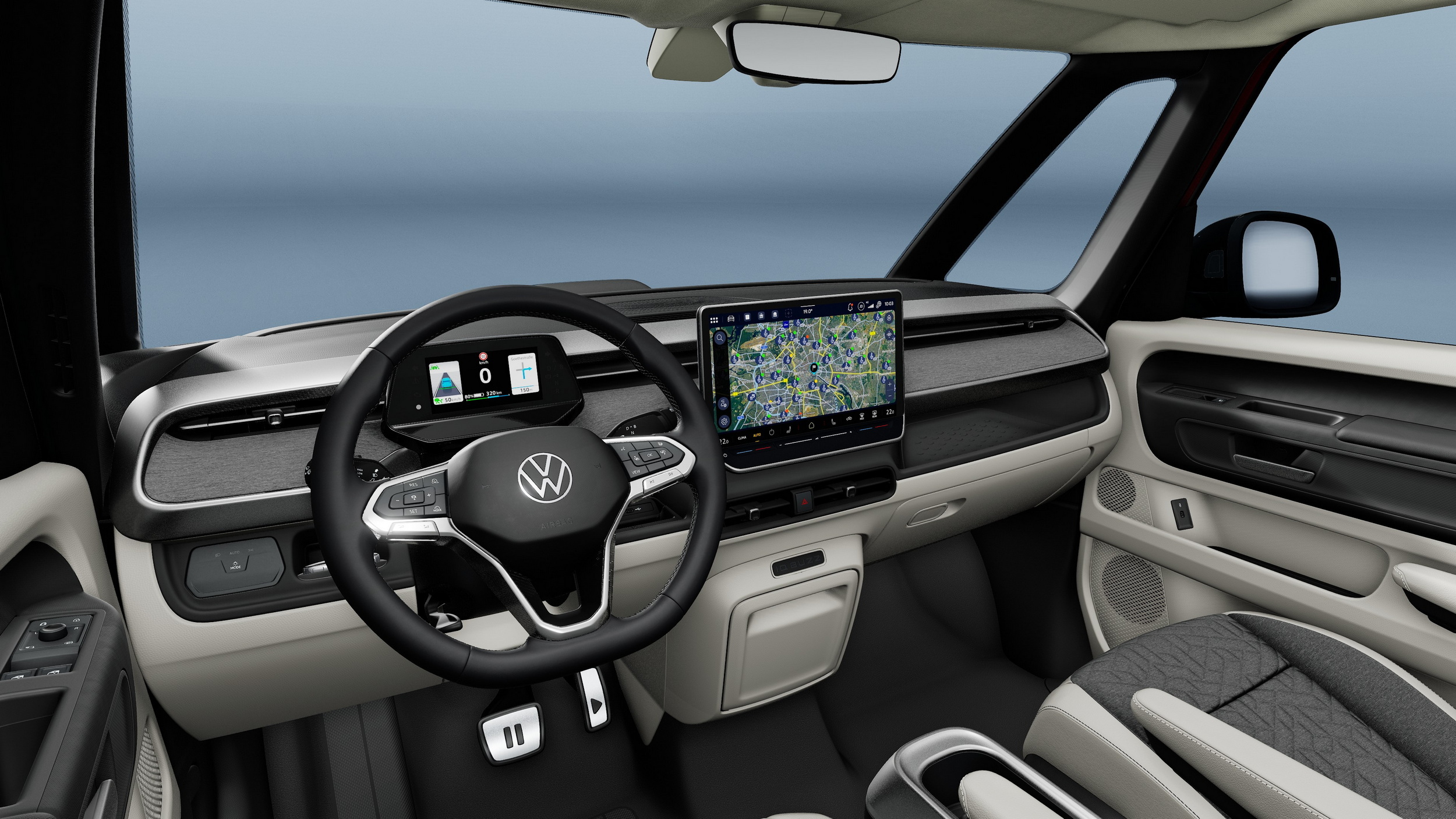 2026 ID.Buzz Innenraum mit Innovision Infotainment